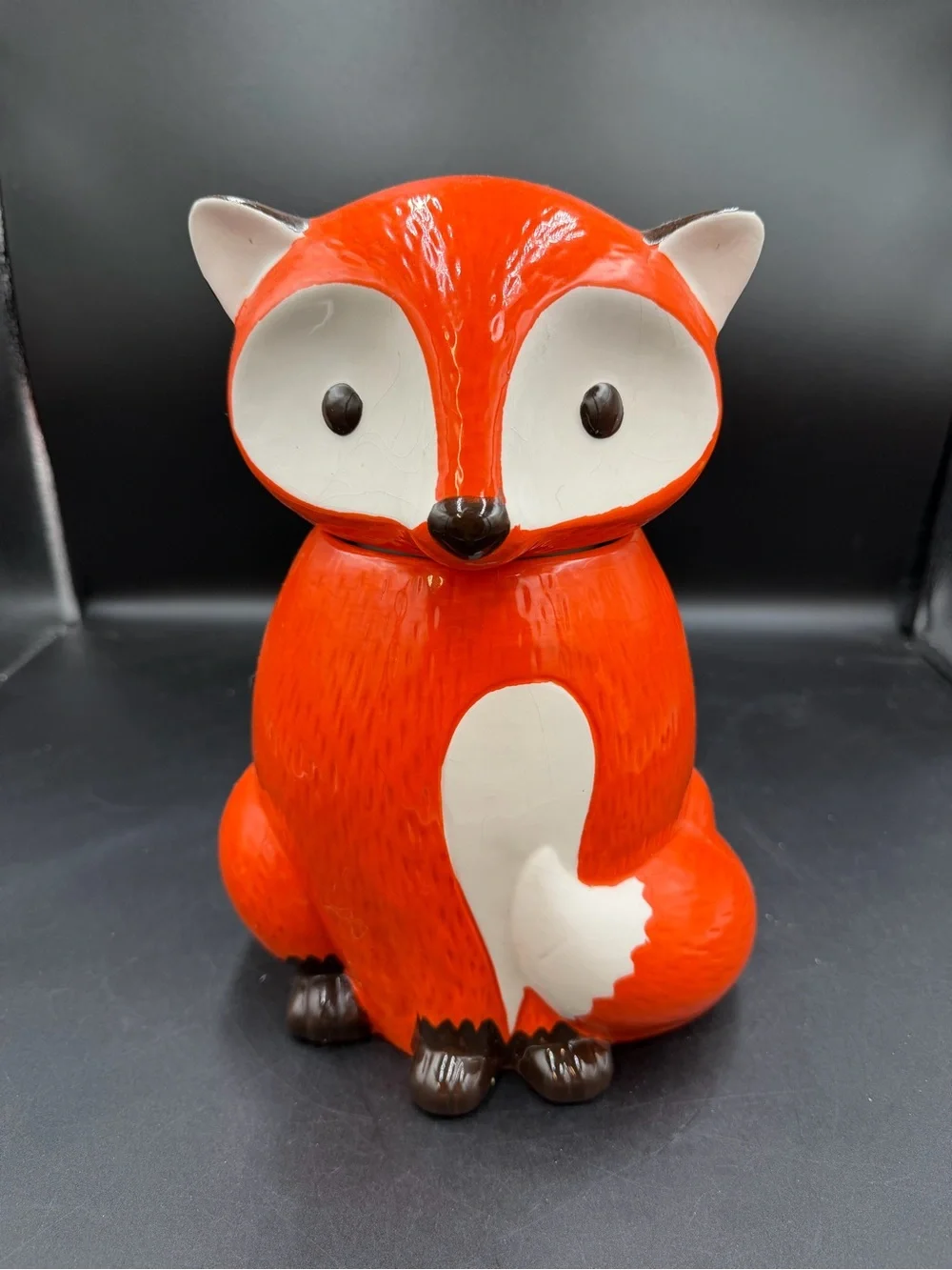 World Market Fox Cookie Jar! Great Condition & Hard To Find. Beautiful 11